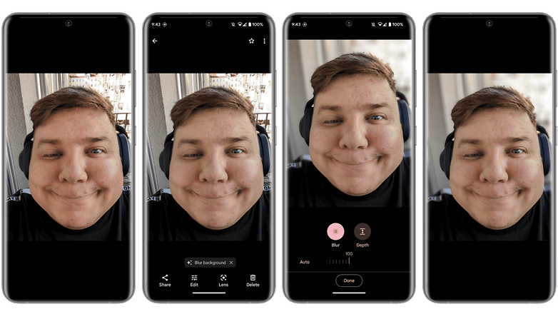 L'exposition peut vraiment changer la forme de votre visage Google Pixel 7 captures d ecran fonction portrait light