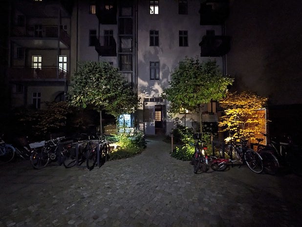 Google Pixel 7 test photo de nuit
