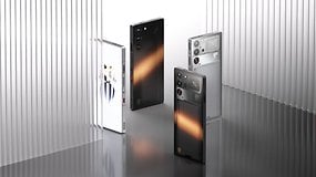 Four Redmagic 10s smartphones displayed with varying colors and designs.